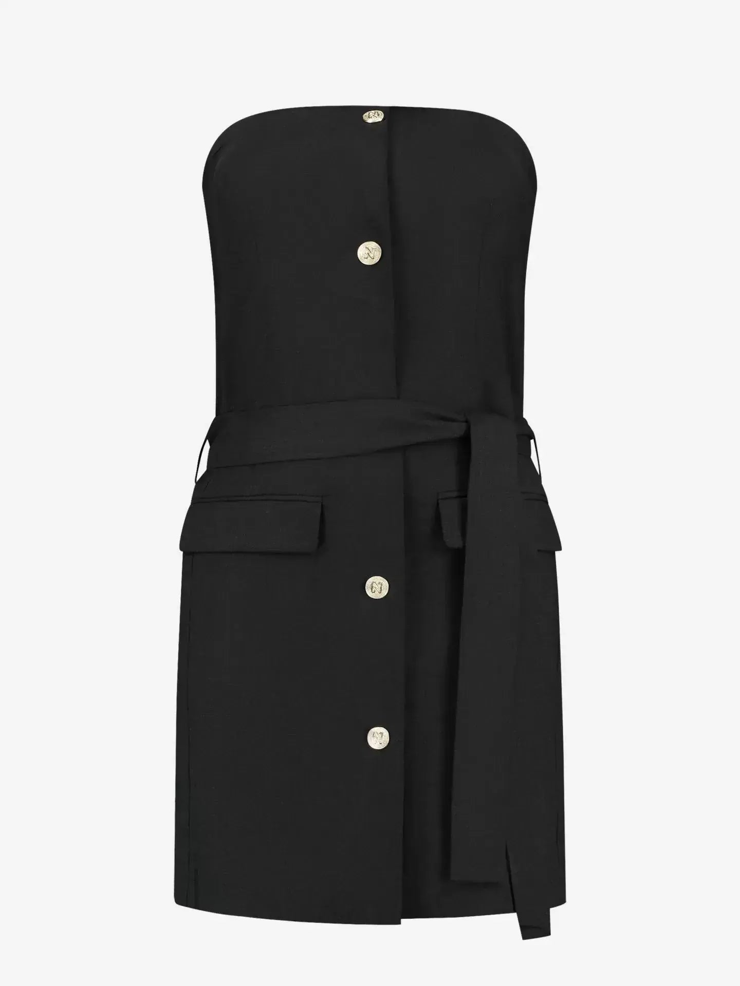 Nikkie Chia Playsuit Black – TAUPHE - Main Image