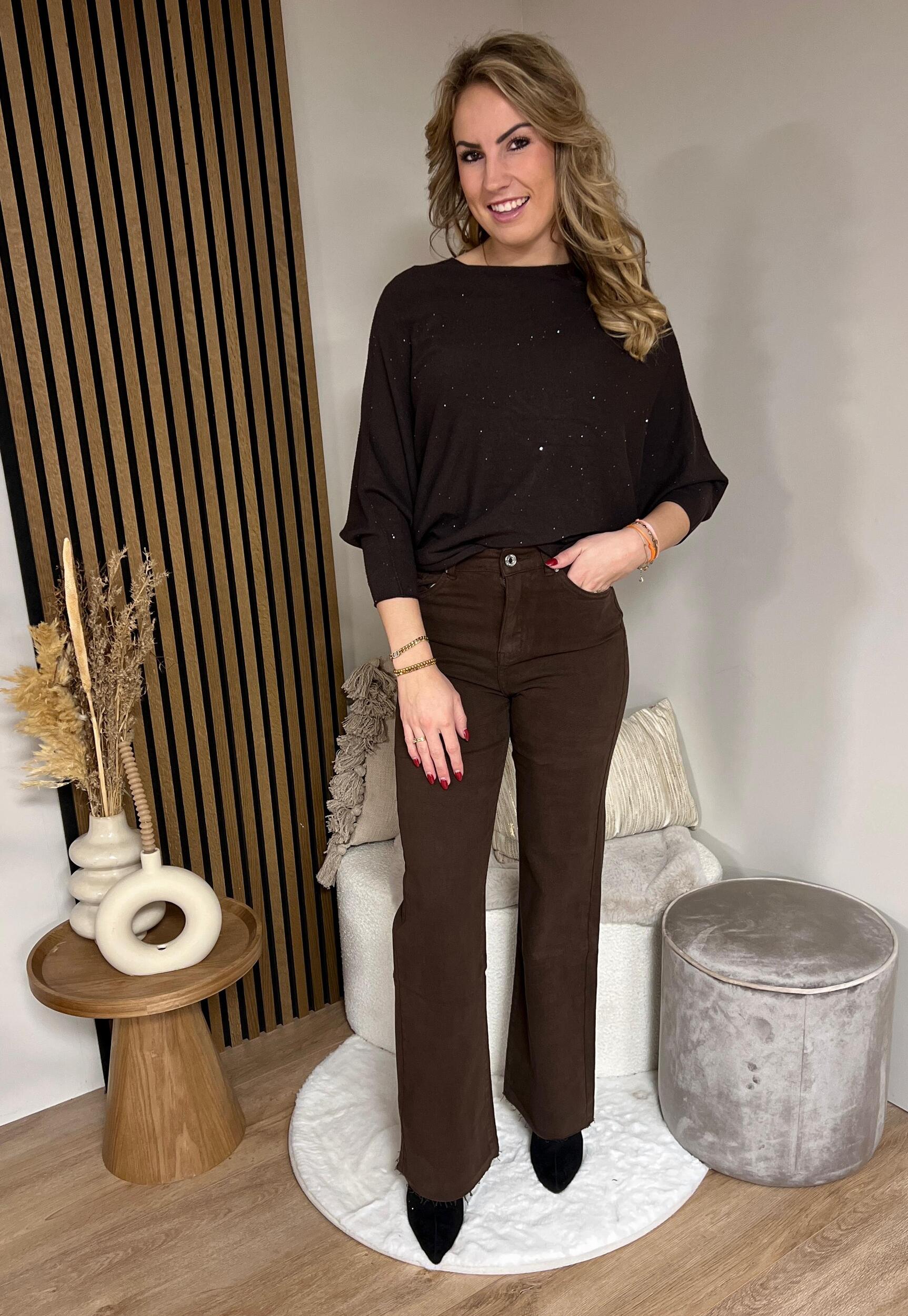 Sweater - Marit Sparkle Brown