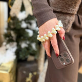 Telefooncord - Heart Parel White