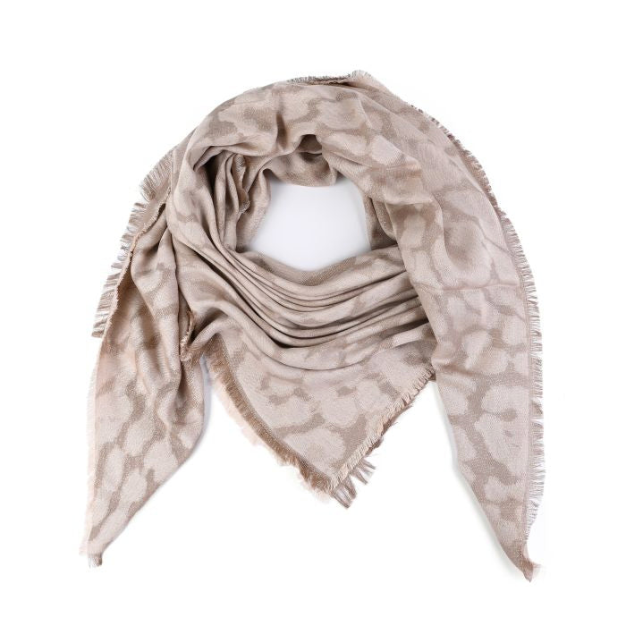 Sjaal - Amélie Vierkant Soft beige