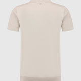 Pure Path - Braided Knitwear Polo - Sand