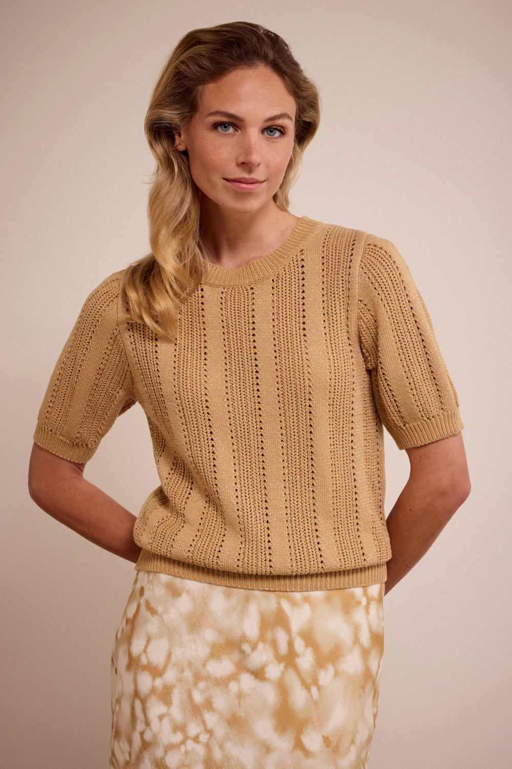 Tramontana - Fancy Stitch Jumper Lurex