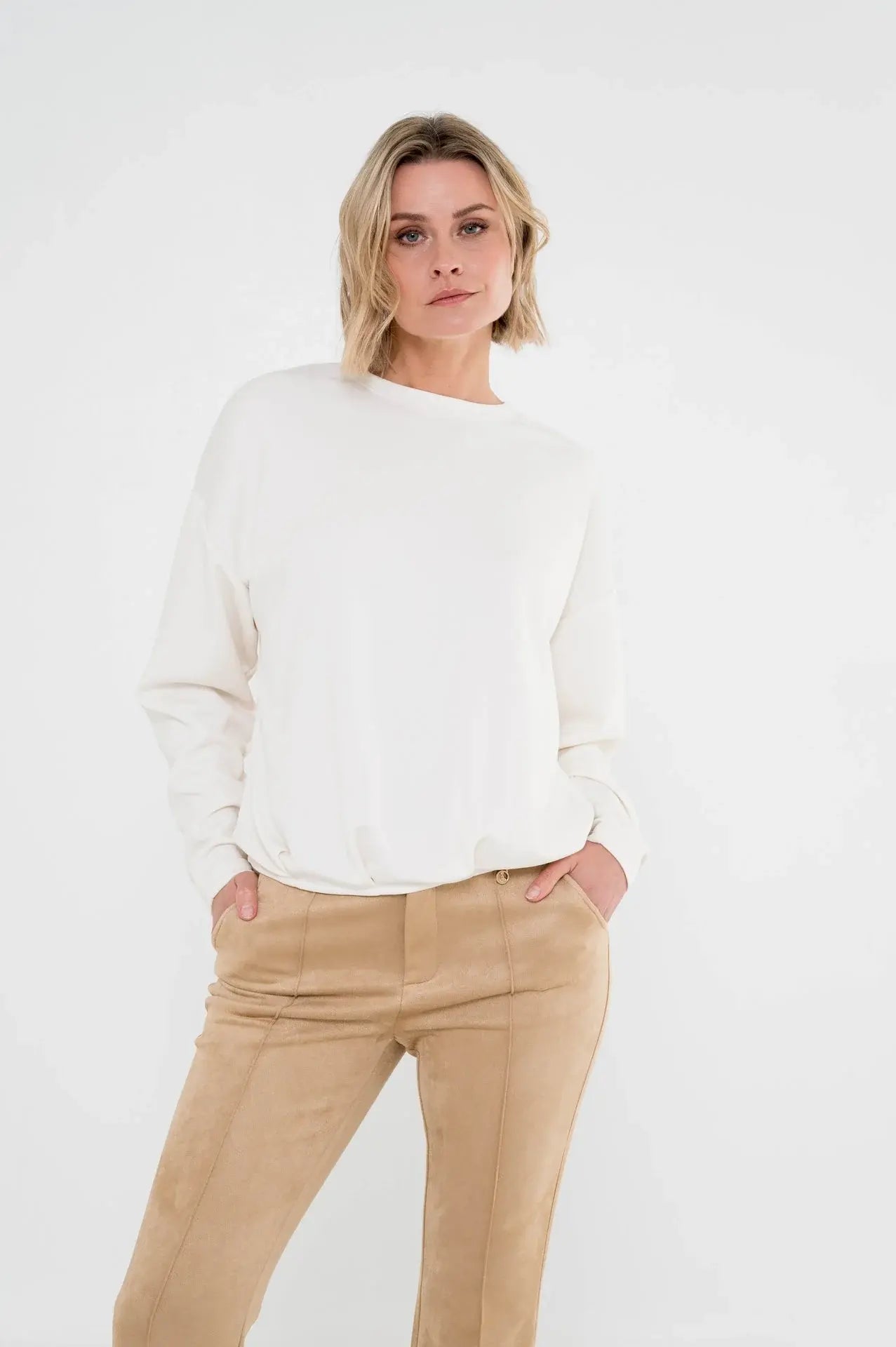 Maicazz - Volvic sweater trui ecru