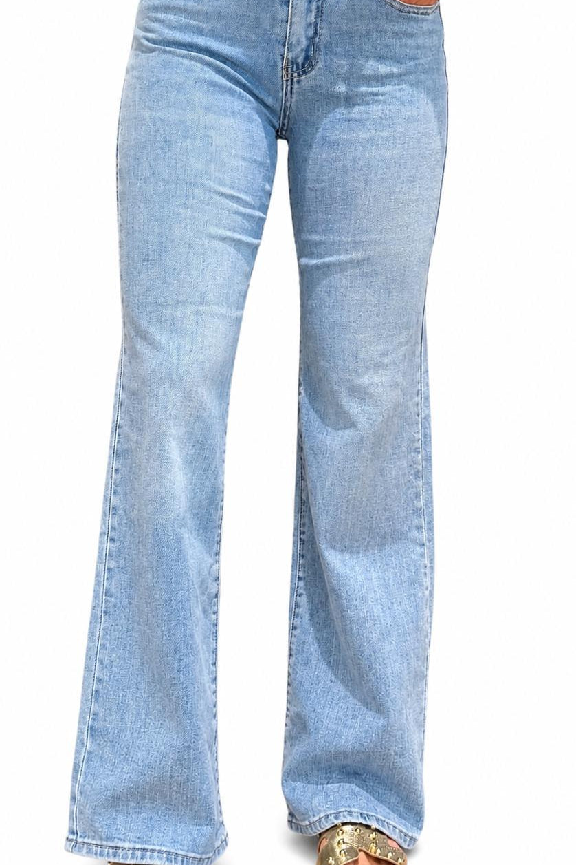 Wide Leg Jeans  - Coco Blue