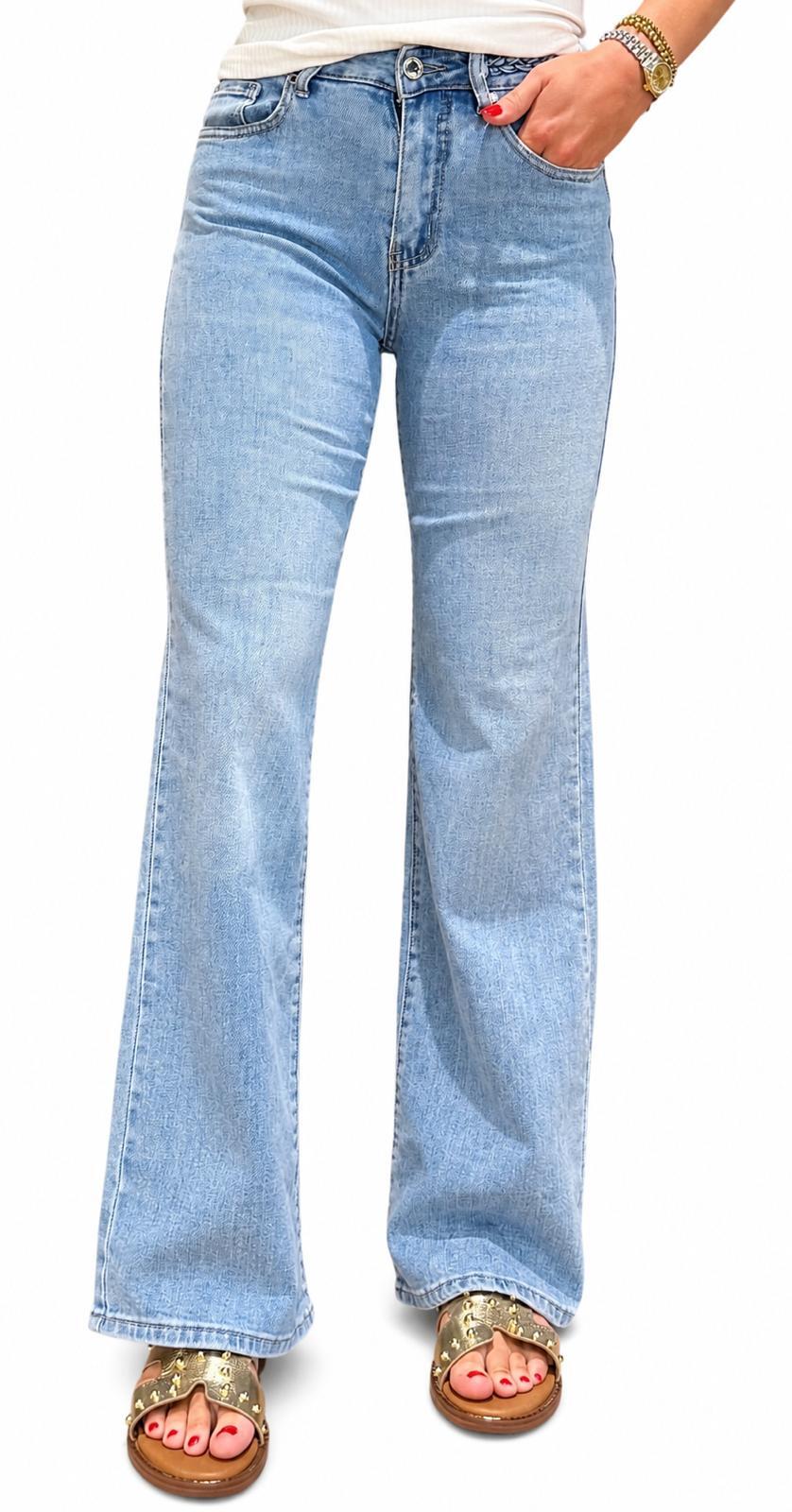 Wide Leg Jeans  - Coco Blue