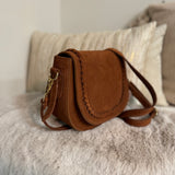 Suede Bag - Boho Camel