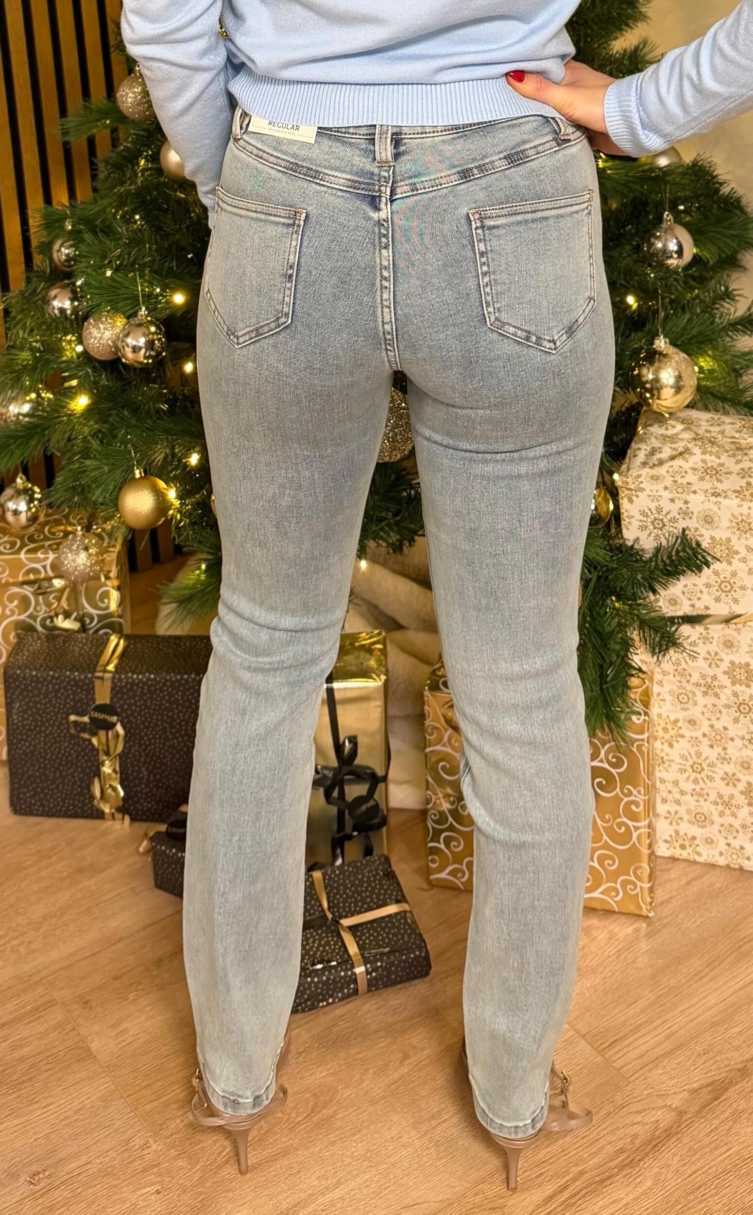 Morgan - Jeans PDROIT Lichtblauw