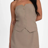 Nikkie - Reimio Waistcoat Mexican Sand