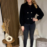 Teddy Jacket - Jasmijn Black