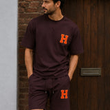 Heren Set - Aubergine