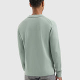 PurePath - Braided Knit Polo Army Green