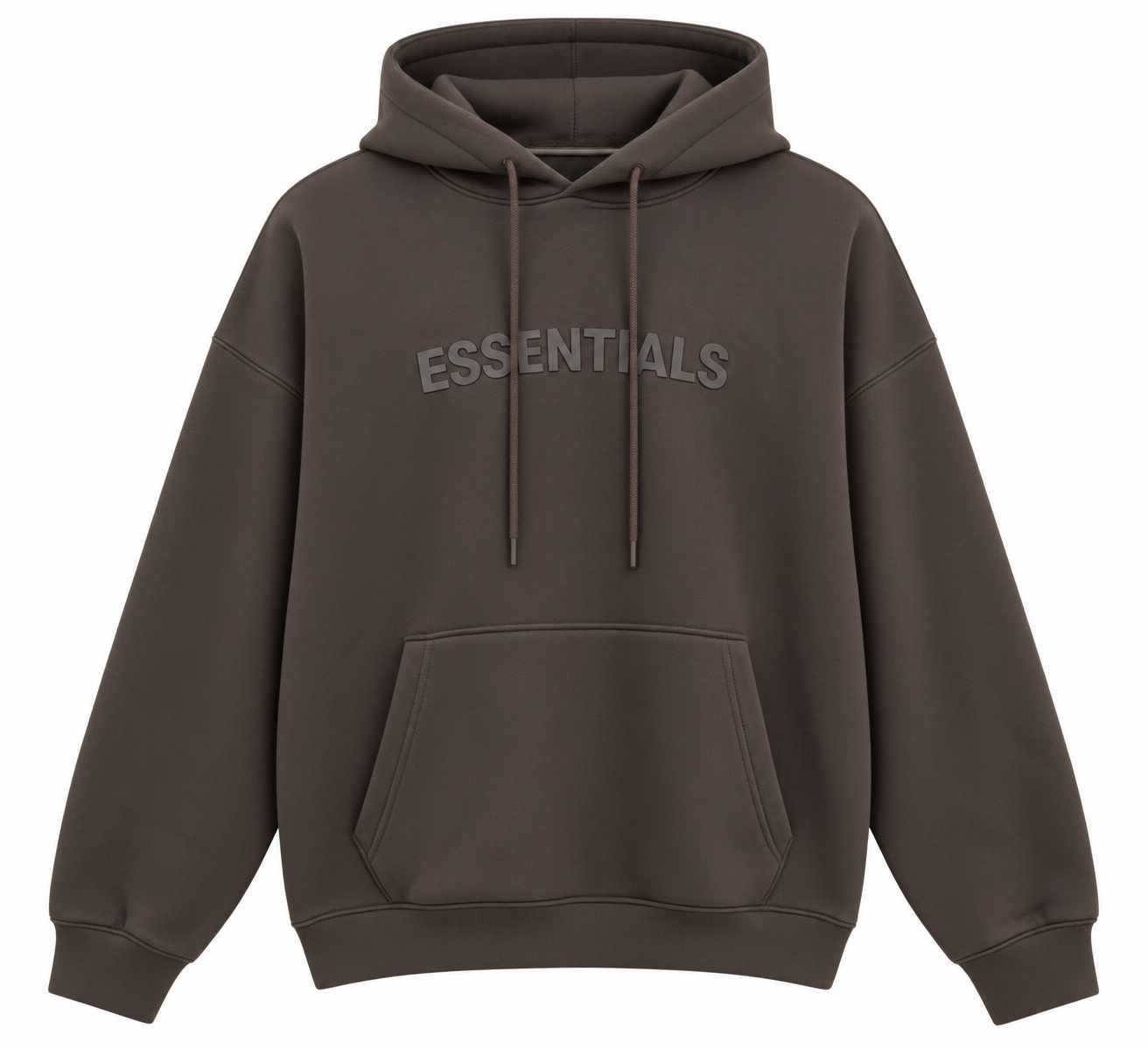 Heren Hoodie - Oversized Bruin