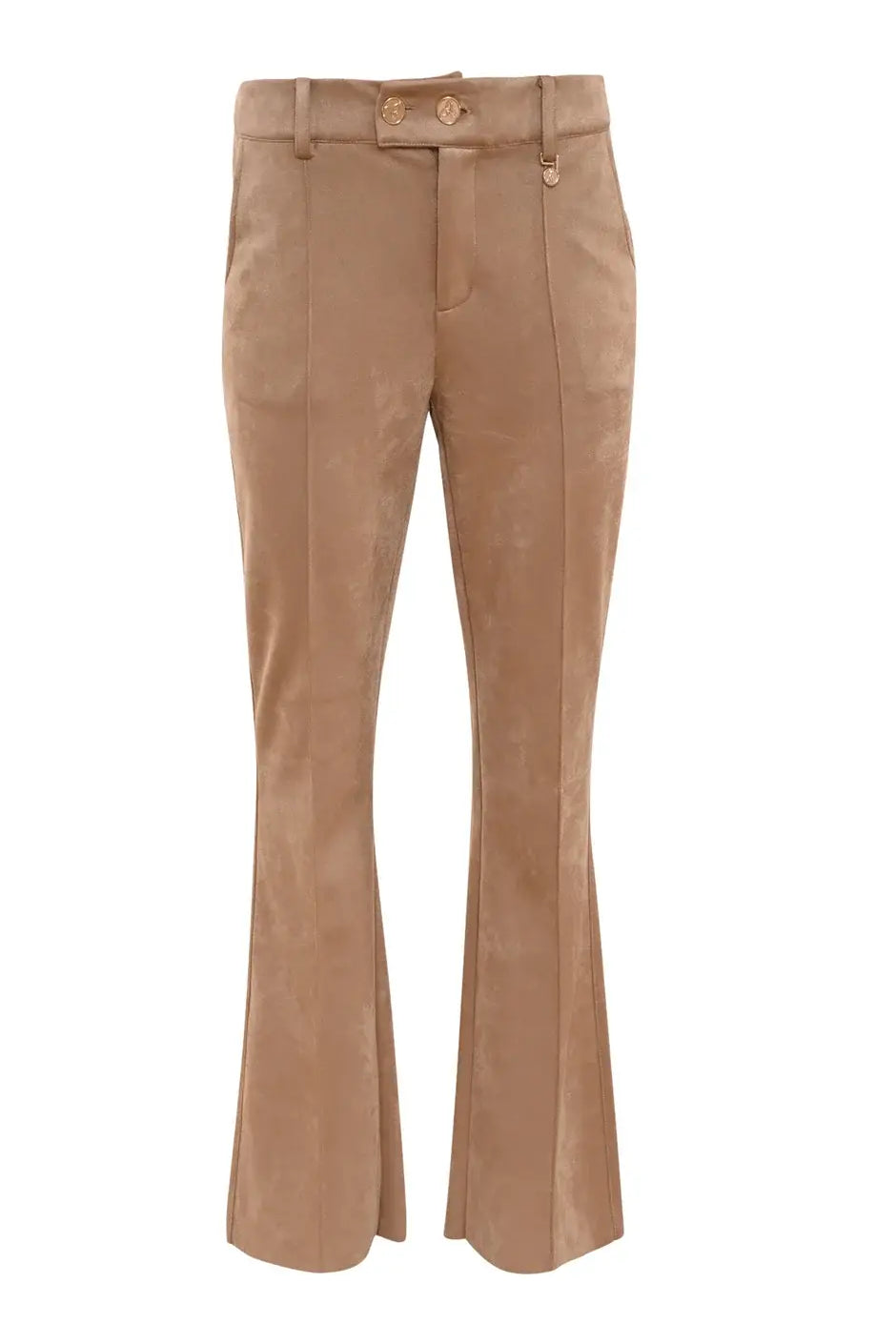 ZIZO - Pia broek suèdine camel