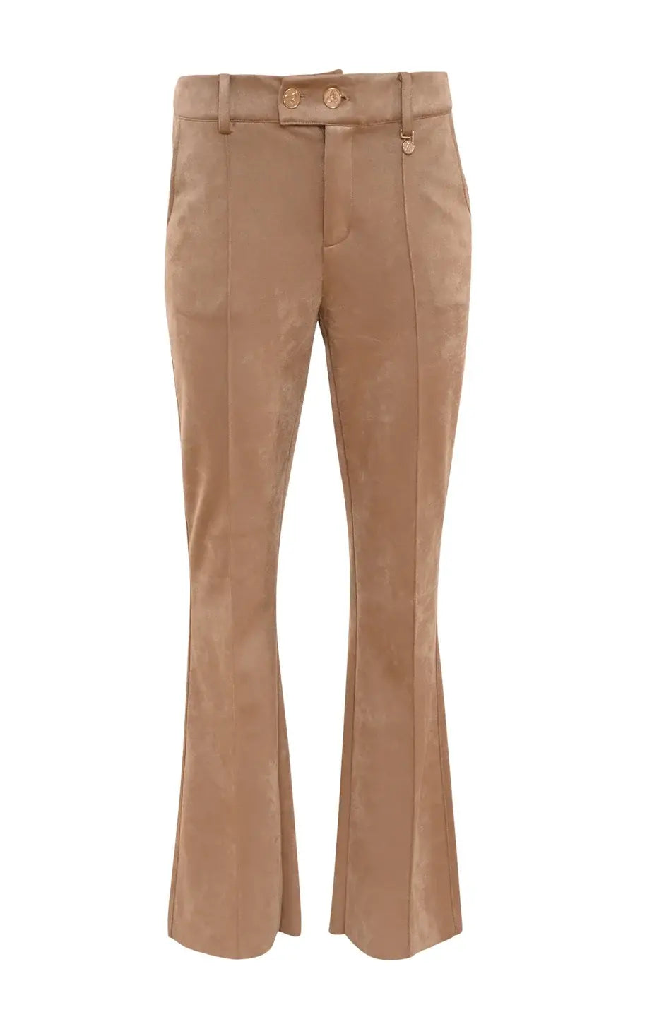 ZIZO - Pia broek suèdine camel