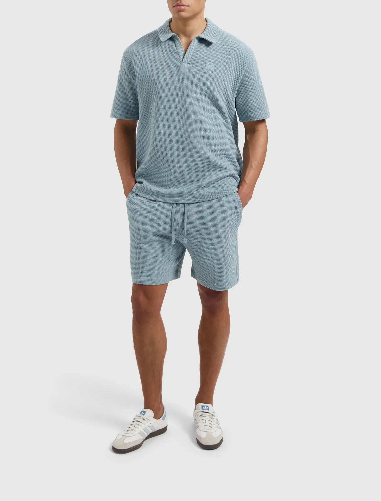 Pure Path - Initials Waffle Polo