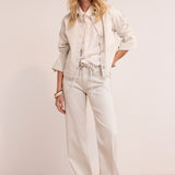 Tramontana - Lurex Wide-Leg Trousers   