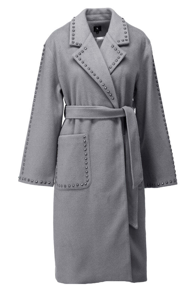 K-Design - B900 Mantel met studs - Grey