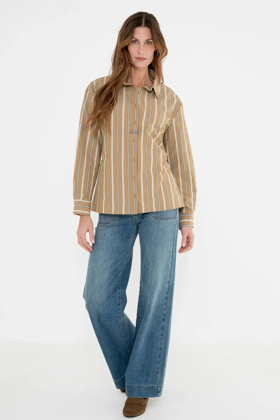 Maicazz- Vaigon blouse gestreept 