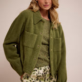 Tramontana - Faux Fur Knitted Jacket