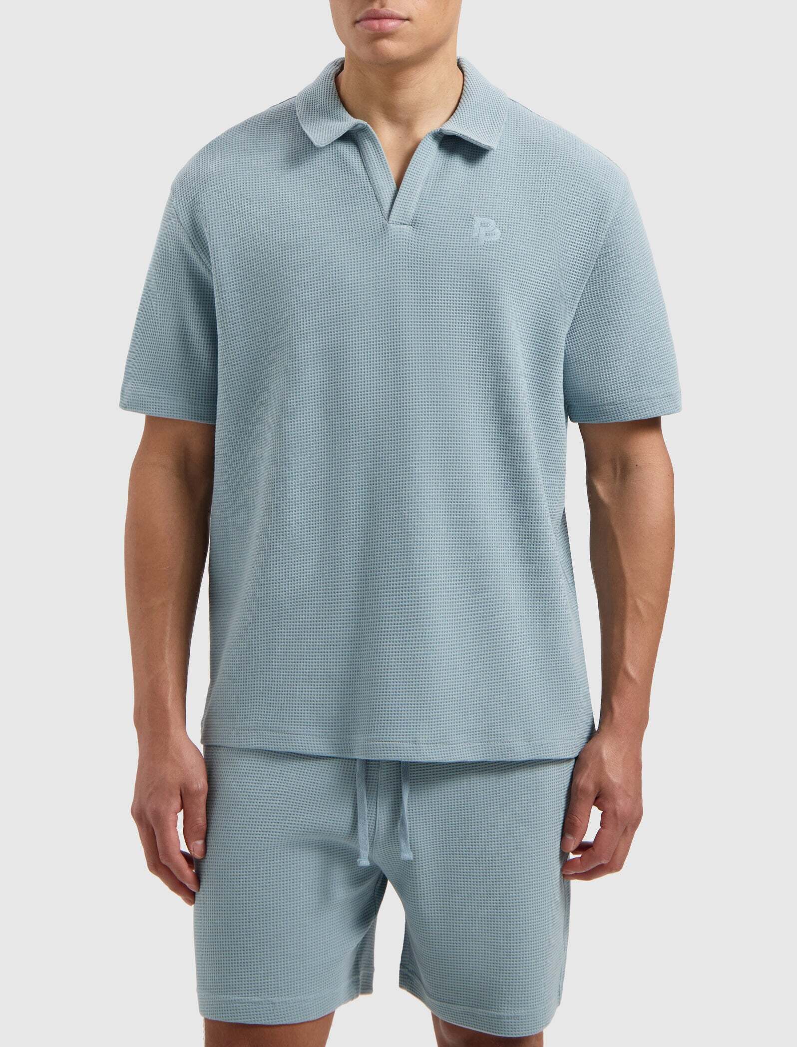 Pure Path - Initials Waffle Polo