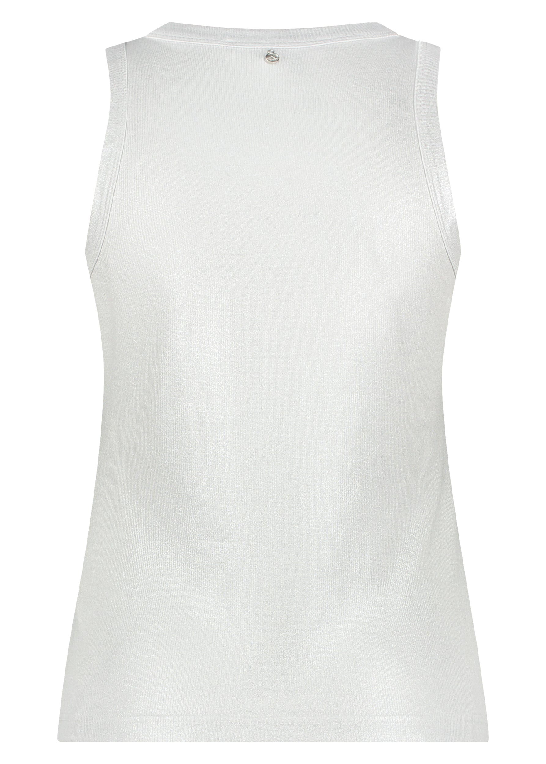 Tramontana - Coated Rib Singlet Silver