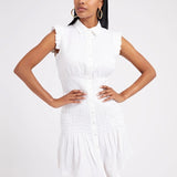 Guess - Ruffle Dress Linnen