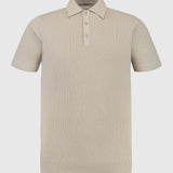 Pure Path - Structure knitwear polo
