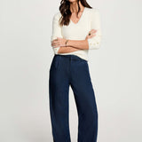 Morgan - Trui V-Hals Off-White Fluffy