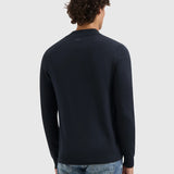 Pure Path - Zip Knitwear Regular Fit Blauw