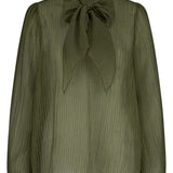 Tramontana - Blouse Bow Detailed Groen