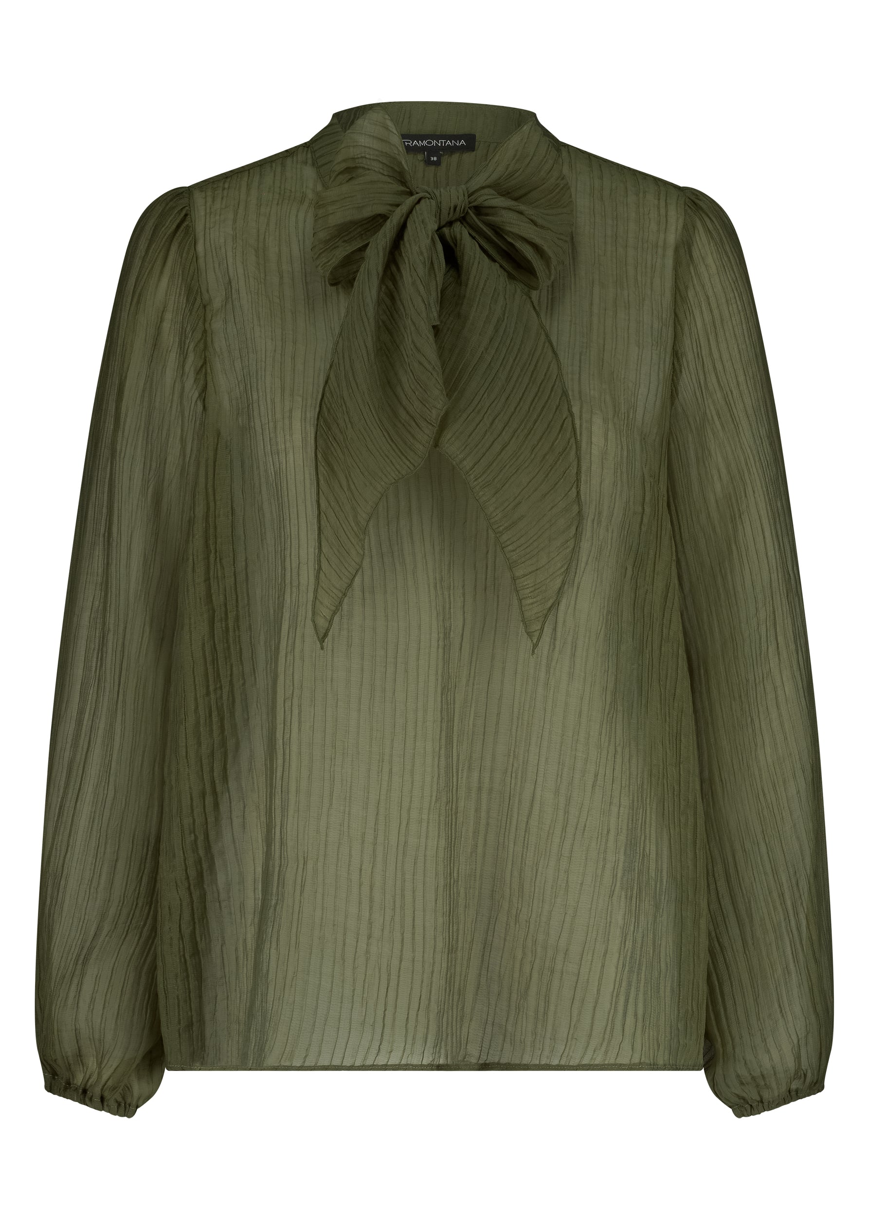 Tramontana - Blouse Bow Detailed Groen