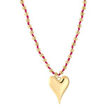 Ketting - Milou Heart Pink