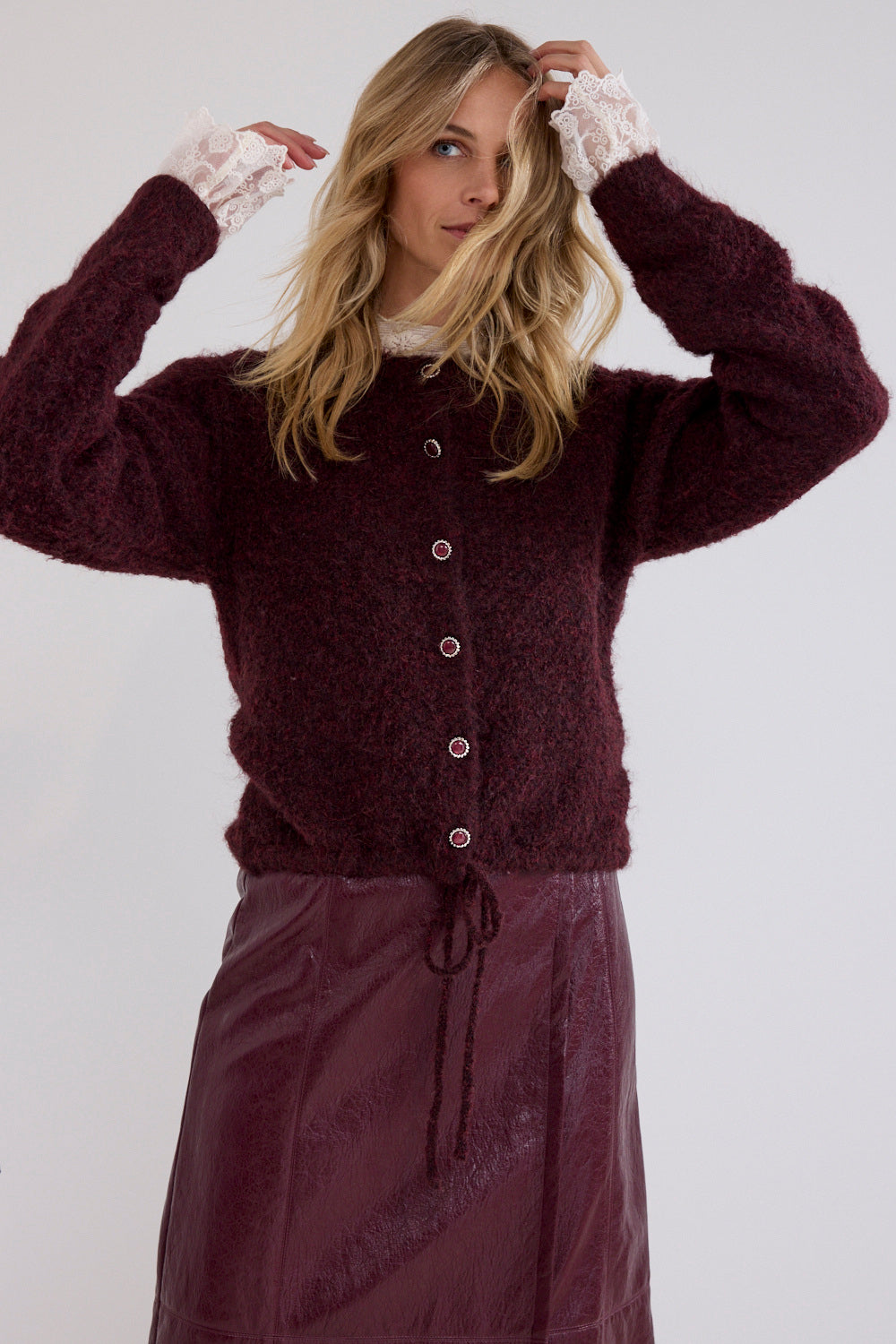 Tramontana - Puff Sleeve Cardigan