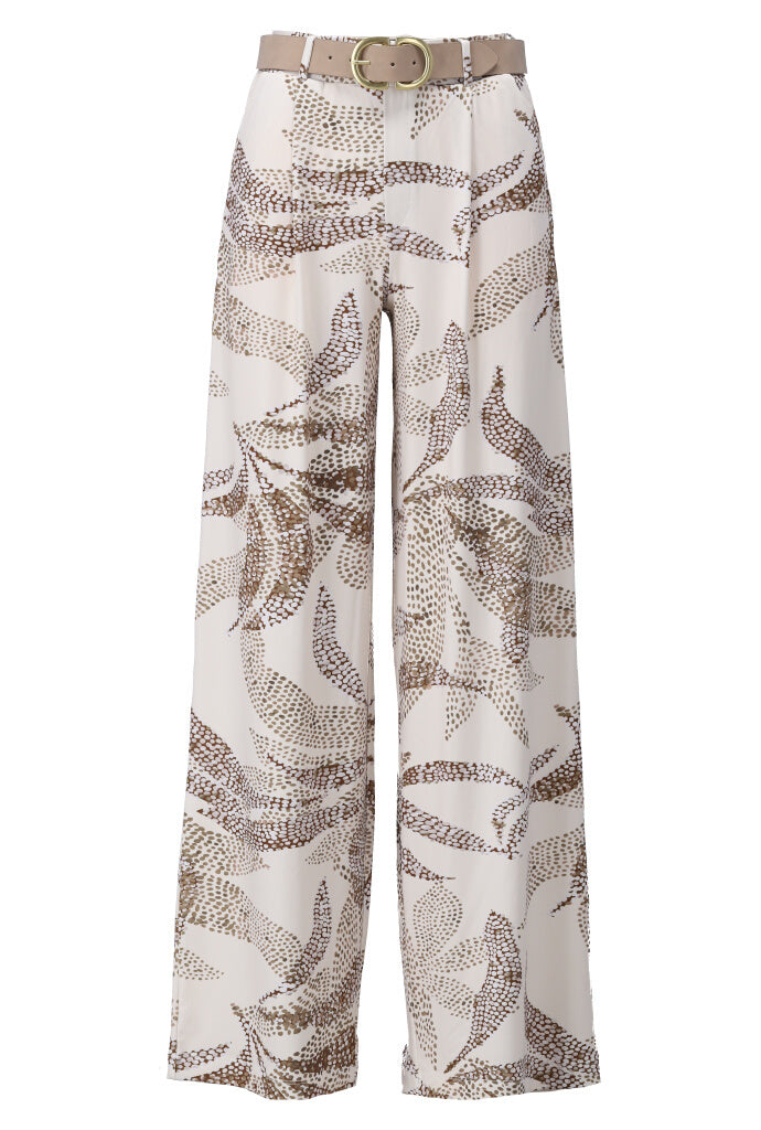 K-Design - Broek met design & riem A211