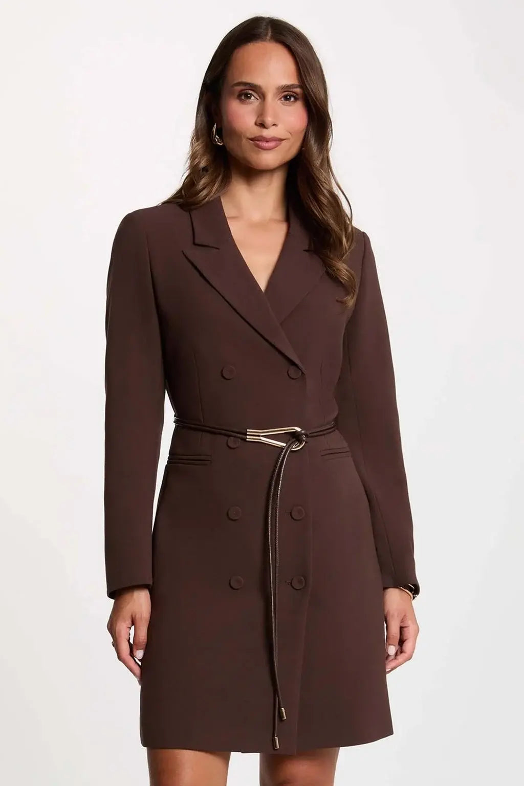 Morgan - Blazer jurkje bruin MTAYLOR