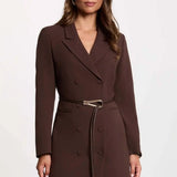 Morgan - Blazer jurkje bruin MTAYLOR