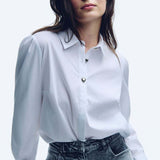Morgan - Blouse COEUR White