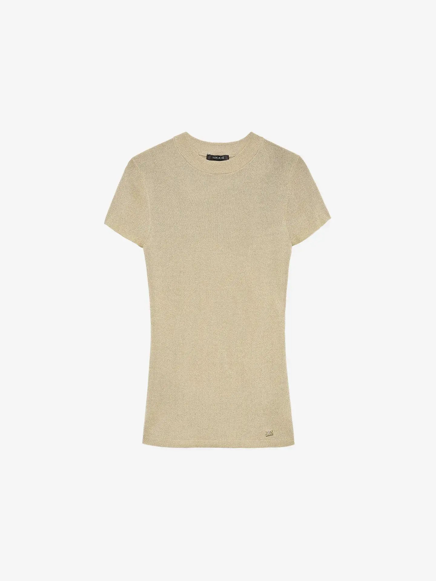 Nikkie - Jofli Lurex top Gold