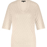 Tramontana - V-Neck Jumper Lurex