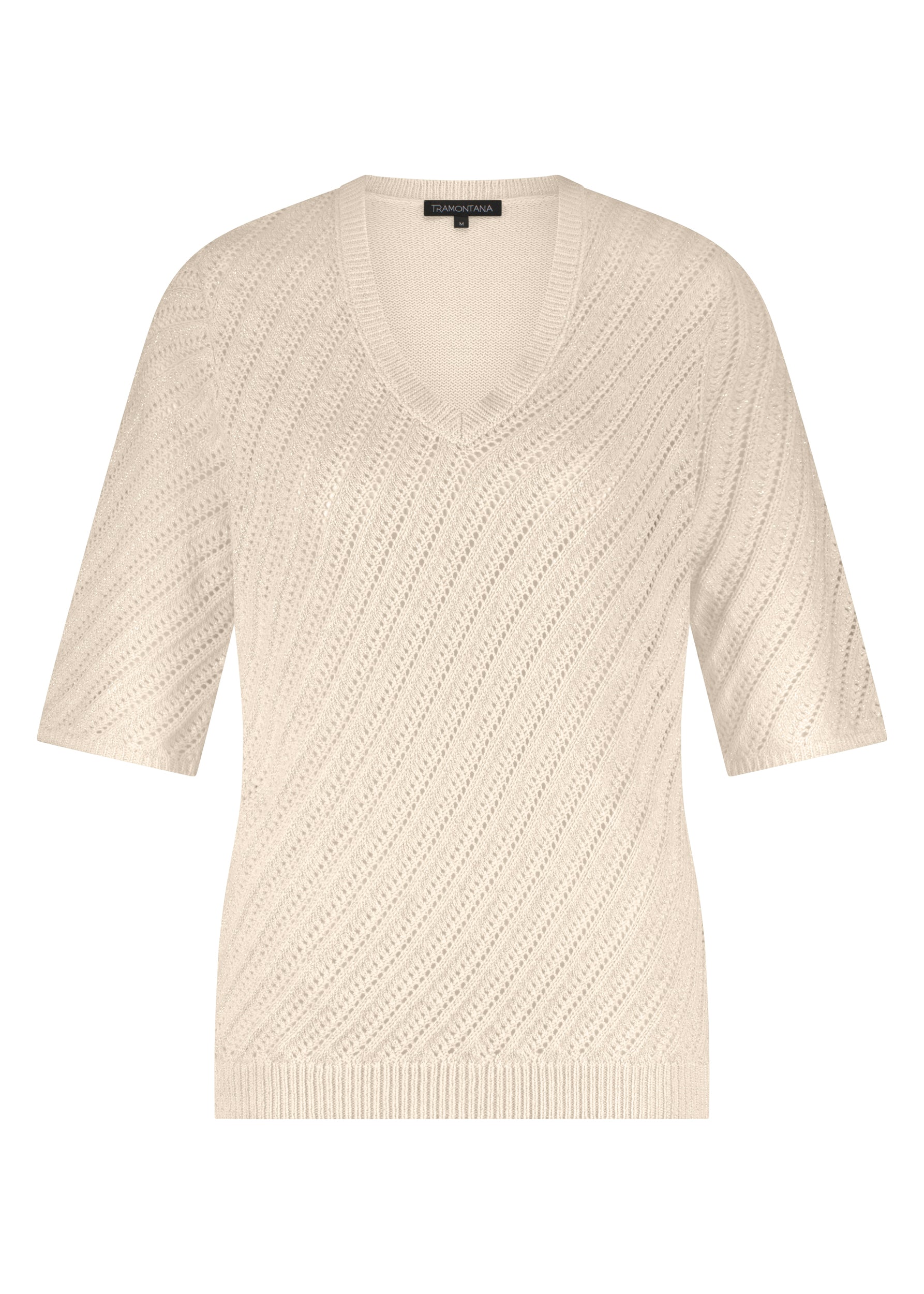 Tramontana - V-Neck Jumper Lurex
