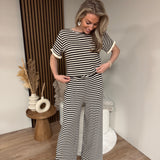 Broek - Joelle Black/White