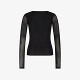 Nikkie - Linne Top Black