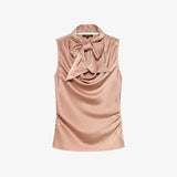 Nikkie - Provo Satin Top Blush