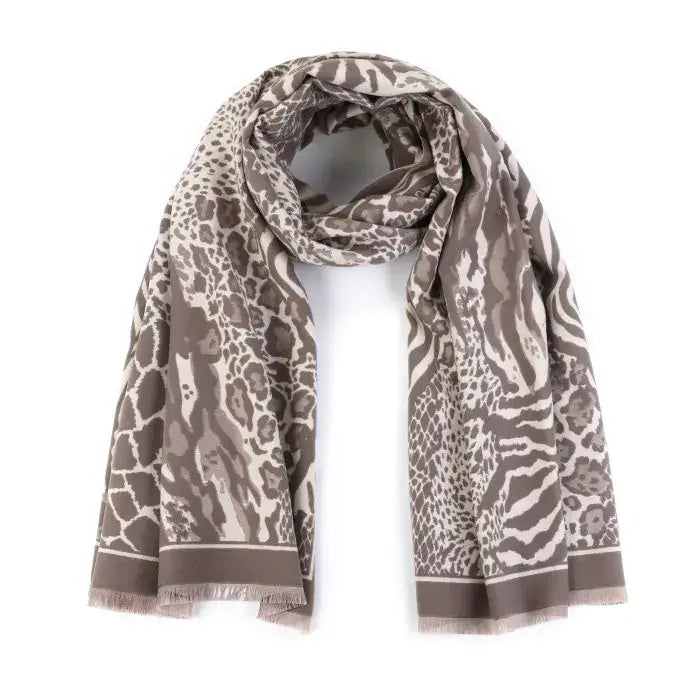 Sjaal  - Brown Leopard