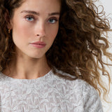 Tramontana - Stretch Lace Top Grey