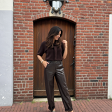Tramontana - PU Broek Barrel Bruin