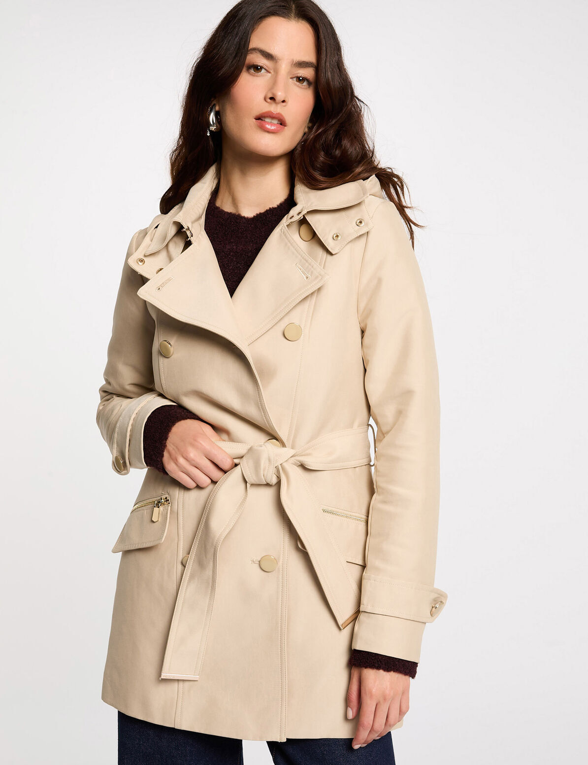 Morgan - Trenchcoat Gladia Beige