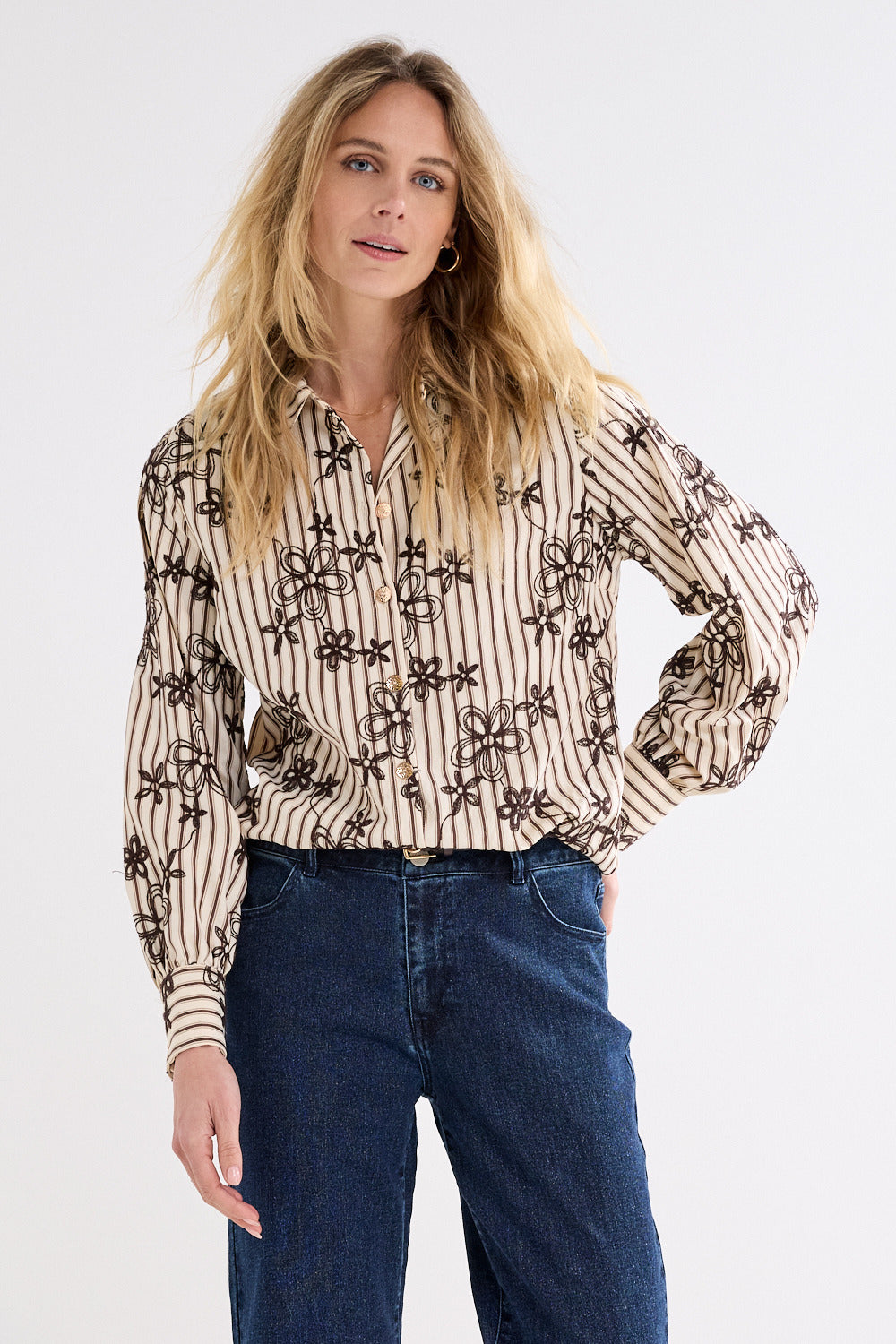 Tramontana -  Blouse gestreept Embro