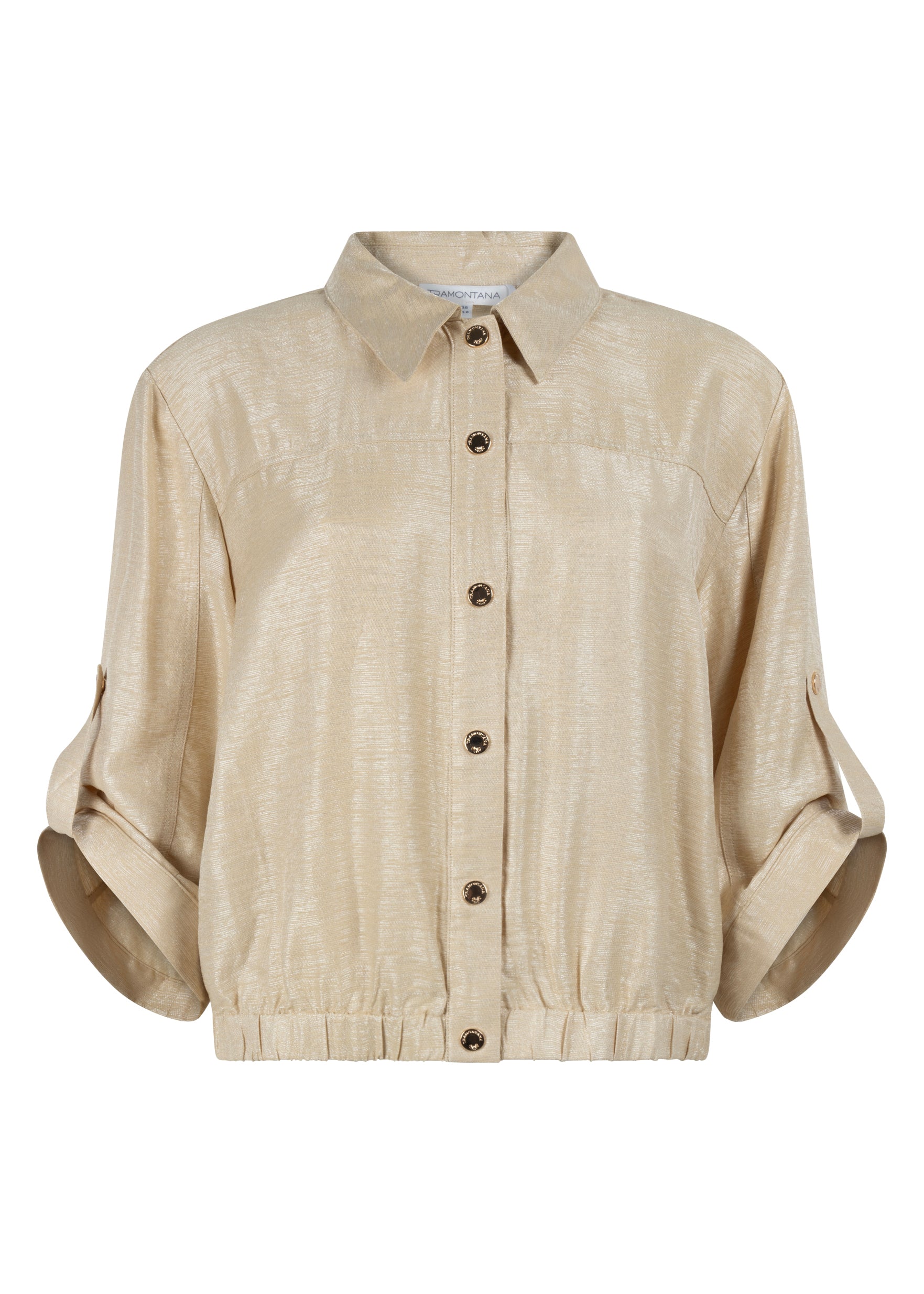 Tramontana - Shimmer Roll-up sleeve jacket