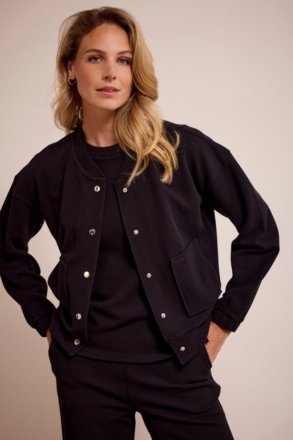 Tramontana - Structured Bomber Zwart